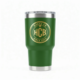 Copo Térmico Inox haras CB com Tampa 473mL - VERDE