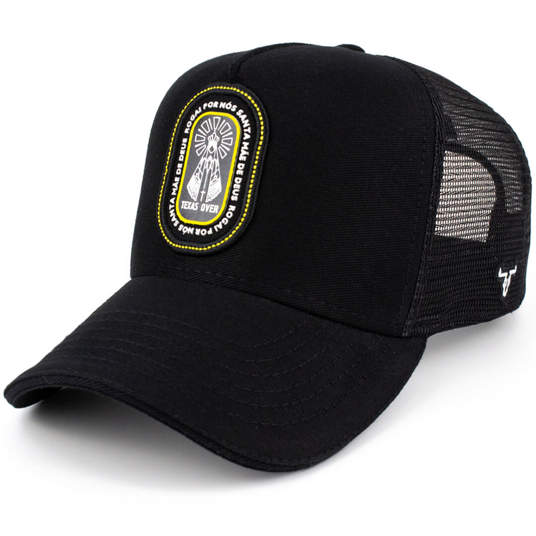 Boné Texas Over Trucker Mãe Aparecida Preto sv42097