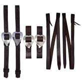 Conjunto de Látego, Contra-Látego e Loro Muares SV20003 - Marrom