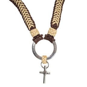 Traia de corda Vertentes SV30030 - Marrom com beje